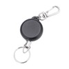 Retractable Key Chain, Stainless Steel Wire Quick Release Extendable Pull