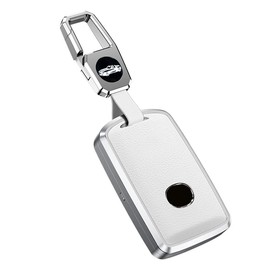 [ontto] Smart Key Case Key Cover Key Holder for Mazda, Stylish, High Quality, Suitable for MAZDA CX8 CX5 CX30 MX30 MAZDA3 Mazda 3 CX-30 Fastback Roadster etc. For Mazda, Screwless, Aluminum Alloy,