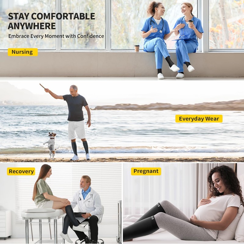 Medical Compression Stockings for Men and Women, Compression Socks, Thrombosis