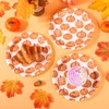 Fall Pumpkins Paper Plates Hello Pumpkin Disposable 7" Dessert Plate