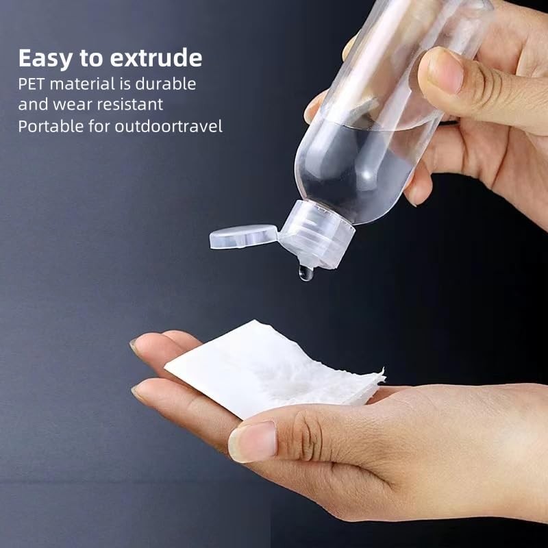 4 PC 100ml Empty Plastic Travel Bottles for Toiletries Leak