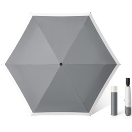 KIMOC Sun Umbrella, UV Protection, 100% Light Shade, Ultra Lightweight, For Both Sun and Rain, JIS Certified, 100% UV Protection, Full Light Blocking, Heat Blocking, One-Touch, Automatic Opening