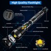 Super Bright LED Flashlight, 6000 High Lumens Rechargeable Flashlights with