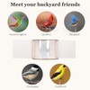 Gugxiom Window Bird Feeder with 180° Clear View, Window Insert