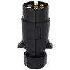 MOUNAY 7 Pin European Trailer Socket+Plug Tow Bar Connector Adapter