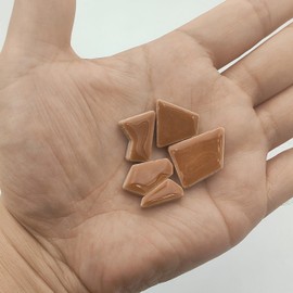 500g Irregular Ceramic Mosaic Tiles 0.5-2cm Small Mosaic Pieces Stones for DIY Mosaic Making Craft Hobby Art Home Decor Wall Decoration (Mix Rainbow)