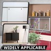 Landical 2 Sets 4 ft Long Plastic Sliding Cabinet Door