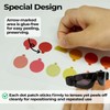 80-Pack 20mm Translucent Dot Patches for Shooting Glasses,Magic Dot for