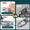 Foldable Mini Nail Clippers - Super Small Keychain Nail Clippers