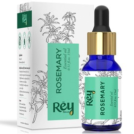Viscous Roti Rey Naturals Rosemary Essential Oil for Hair Growth - 100% Pure & Natural Rosemary Oil for Hair, Skin and Body - 15ml