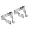 Seachoice Spring Clamps, Pack of 2, Polished Stainless Steel, 1-1.75