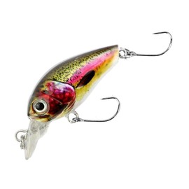 Major Fish Trout Perch Wobbler Lil Bill Crankbait 38 mm Rainbow Trout Natural