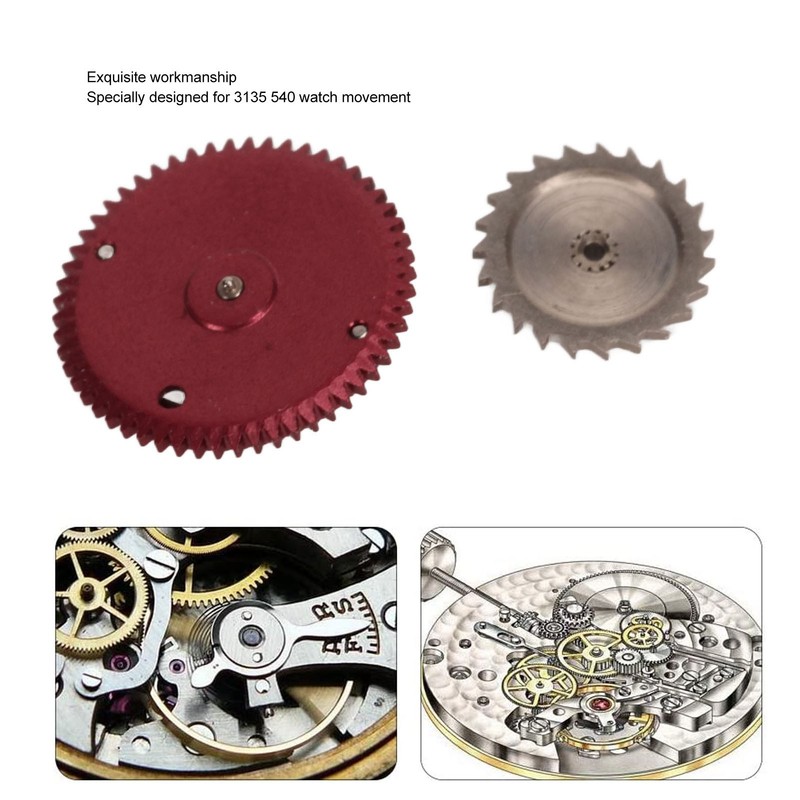 Mechanical Movement Center Wheel Alloy 3135 540 Watch Movement Replacement