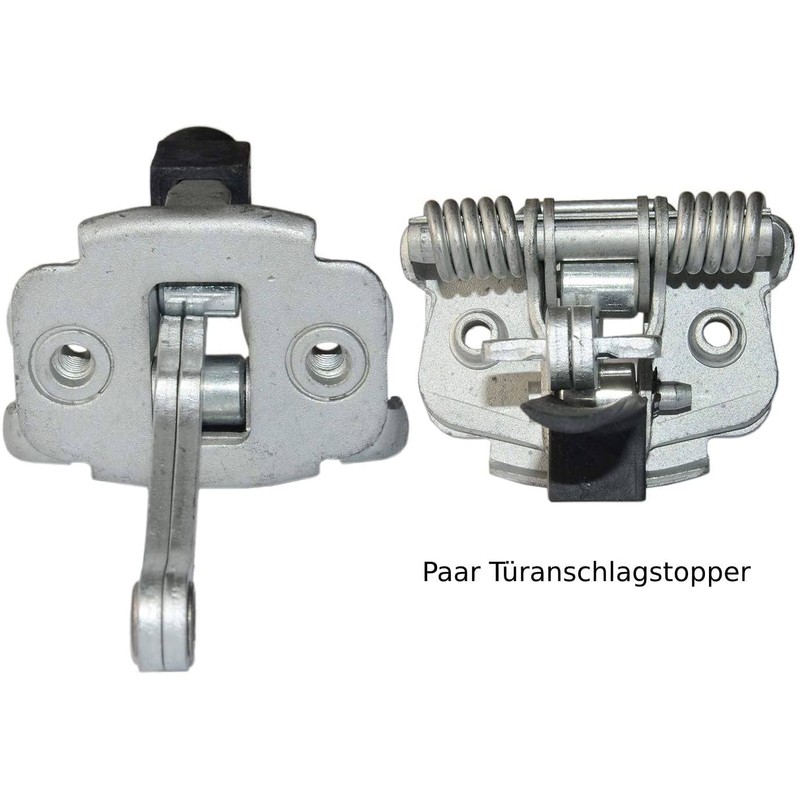 2 x door catch tape, door lock, front left/right 6E0837249C