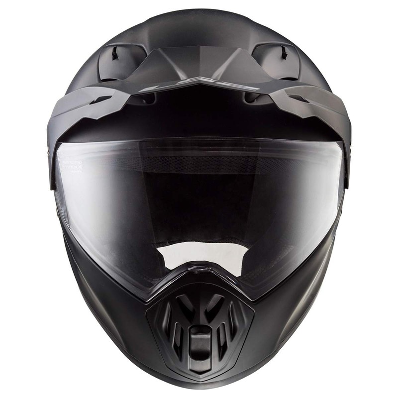 LS2 Helmets Street Fighter Helmet (Matte Black - X-Large)