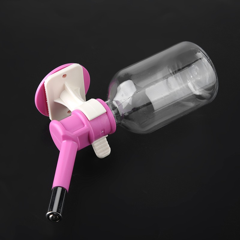 Pet Dog Hanging Drinking Bottle Head Fountain Portable Cat Water