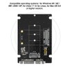 Adaptador NGFF a SATA, 2 en 1 Mini M.2 NGFF