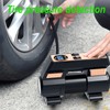 Portable Auto Air Pump Compressor Tire Inflating Tool with 3