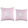 Origami Paper Crane Master Orizuru, Origami Master Throw Pillow