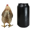 Rustic Western Country Farm Light Brown Chicken Hen Figurine 4.5"