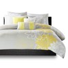 Madison Park Lola Cotton Duvet-Modern Large Floral Trendy Design All