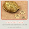 Zerodeko Copper Turtle Shell Hanging Ornament - Delicate Turtle Shell