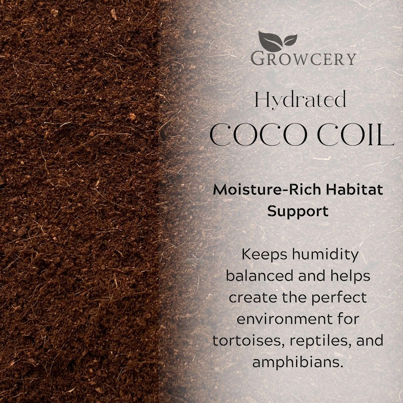 Coco Coir Tortoise Substrate – Natural Coco Coir Compost for