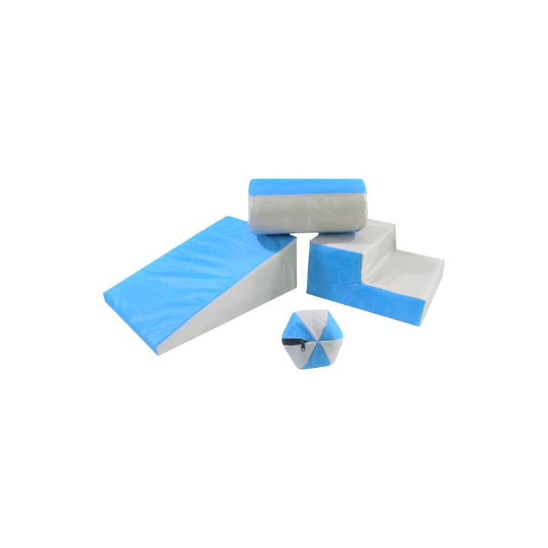 Kit De Estimulacion Temprana Gatea Y Camina Color Azul Perla
