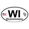 US Decal, Inc. Oconomowoc, Wisconsin Oval Sticker