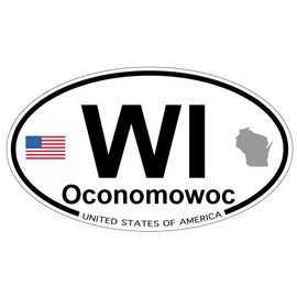 US Decal, Inc. Oconomowoc, Wisconsin Oval Sticker