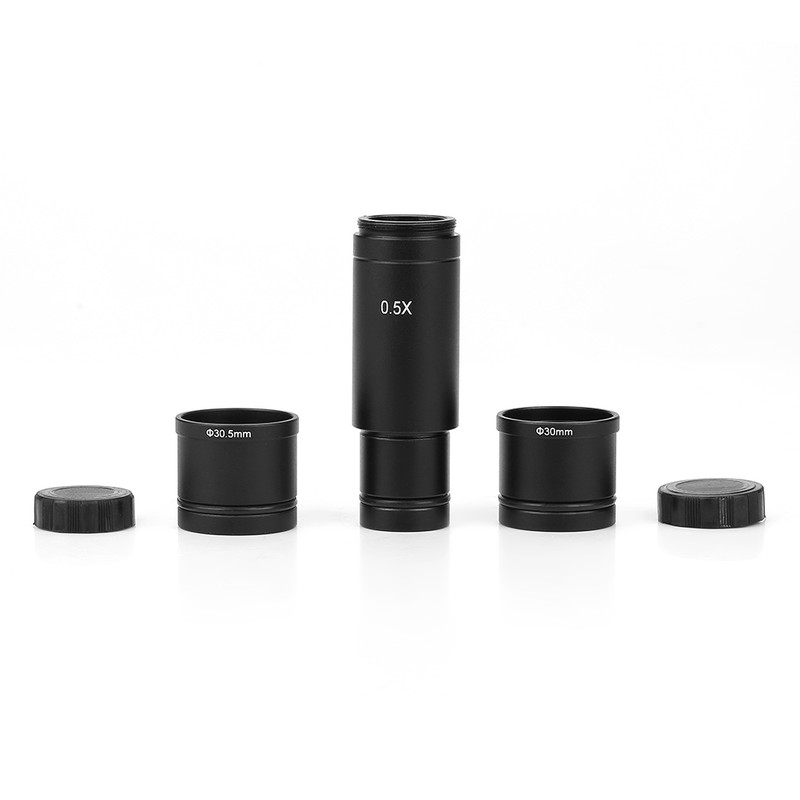 0.5X CMount 30/30.5mm Adapter for Microscope CCD Camera Eyepiece Lens