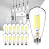 DAYBETTER 12 Pack Vintage LED Edison Bulbs, E26 Led Bulb