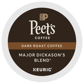 Peet's Coffee Major Dickason's Blend Dark Roast for Keurig K-Cup Brewers (22 Count)