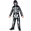 Fun World Fade In/Out Skeleton Phantom Costume, Medium 8-10, Multicolor
