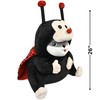 Rhode Island Novelty 26" Dressed Hamster Lady Bug (SS)