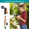 Garden Hose Quick Connector, 3/4 Inch GHT Thread Quick Connect