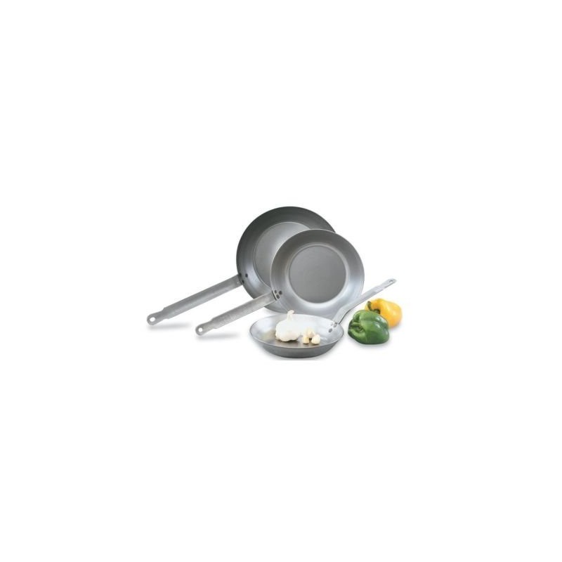 Carbon Steel Fry Pan, 8-1/2" Diam