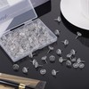 Pack of 150 Transparent Push Pins, Length 16 mm, Drawing