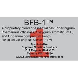 Supreme Nutrition BFB-1 Mezcla de aceites esenciales, 0.4 fl oz (paquete de 2)