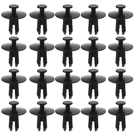 Create idea 50PCS Car Bumper Fender Retainer Clips Compatible with 3 5 7 Series 51110141033/51118174185/8174185 Plastic Push Type Rivet Fasteners