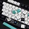 MOLGRIA Light Cyan Keycaps 129 Set for Mechanical Keyboard, Custom