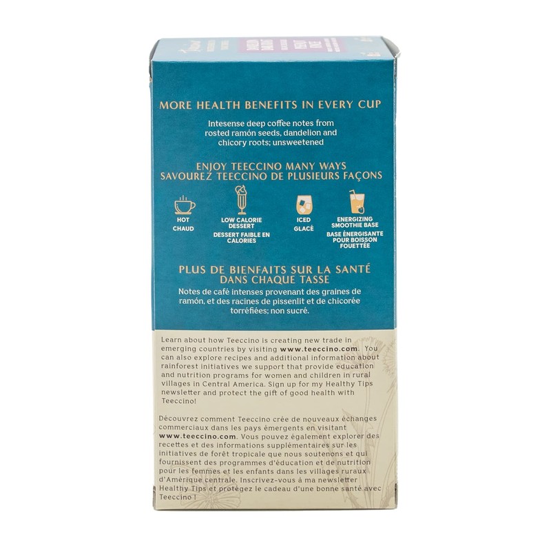 Teeccino Dandelion Tea – Dark Roast – Rich & Roasted