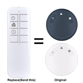 TCNOUMT Replacement Remote Control Compatible with Honeywell QUIETSET Floor Fan HSF600 Series HSF600B HSF600BE HSF600W HSF600WE HSF600WE3 HSF600WE1 HSF600BE4 HSF600BE2