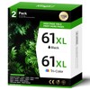 61XL Ink Cartridge High-Yield Combo Pack Replacement for HP 61XL