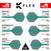Target Darts K Flex Integrated Dart Flight and Shaft, No.2,