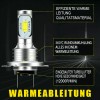 AUIMSOCO 2x H7 LED Headlight Bulbs Kit High Low Beam