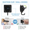 Khdrvok Heavy Duty Vacuum Wreath Cup Hook, Easy to Install