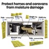 Britwrap SeaDry Antihumidity Dessicant. Large Volume Moisture Absorber and Dehumidifier
