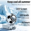 2026 World Cup Handheld Fan-Portable Handheld Turbo Fan with Ice
