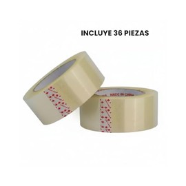 Cinta Adhesiva Hot-Melt para Empaque 48 mm x 150 m | Caja con 36 Rollos | Alta Adherencia y Resistencia | Ideal para Embalaje, Almacenes y Envíos